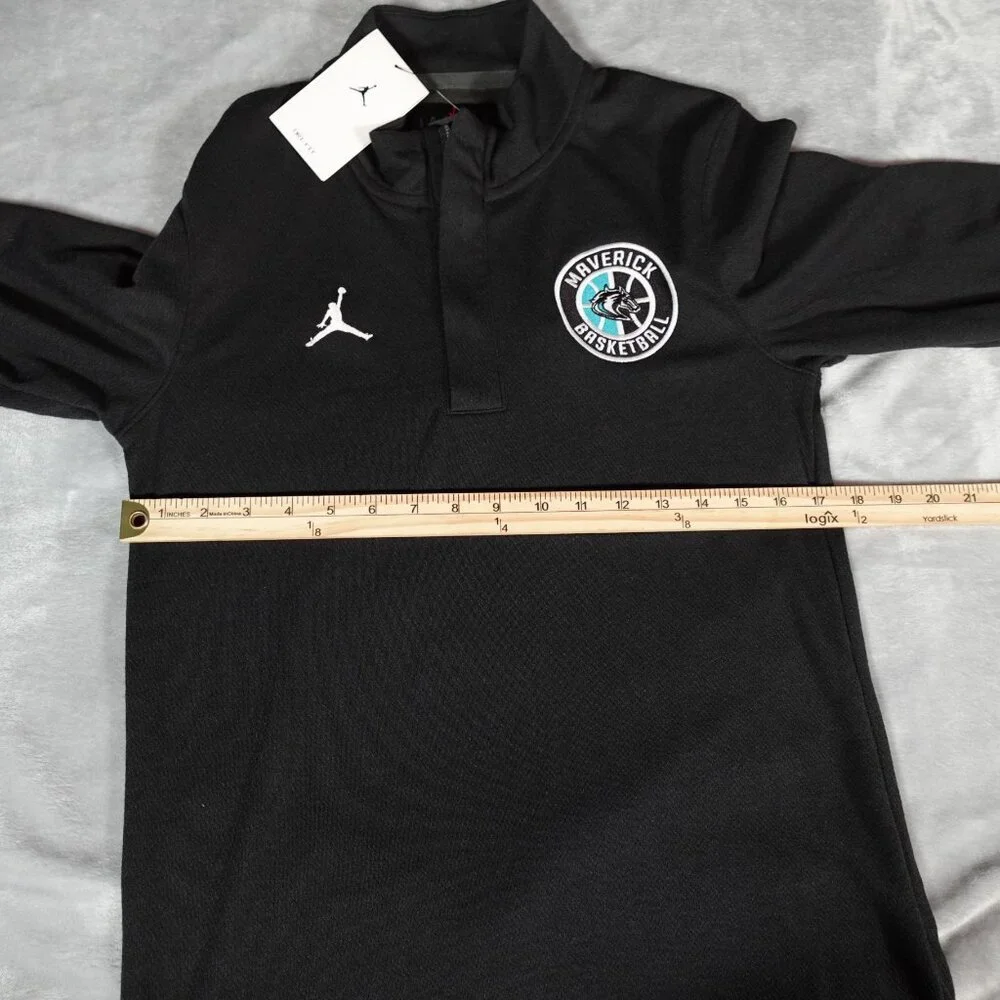 Archbishop McCarthy High School Mavericks Jordan 1/4 Zip Pullover Mens XS Black